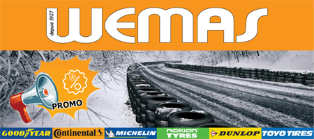 WEMAS promotions pneus hiver